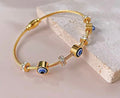 Anti Tarnish Evil Eye Bracelet