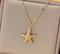Anti Tarnish Star Themed Pendant Necklace