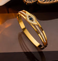 American Diamond Studded Evil Eye Anti-Tarnish Bracelet