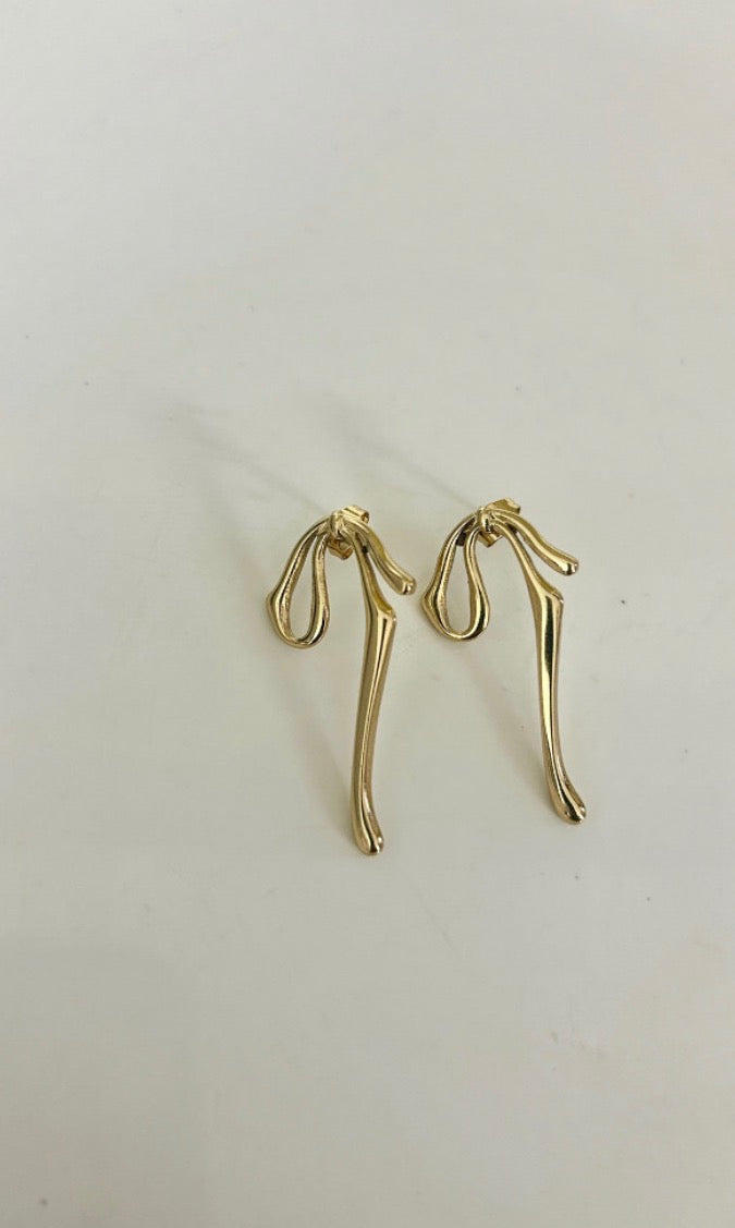 Hanging Classic Bow Anti Tarnish Earring