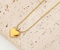 Anti Tarnish Heart Themed Necklace
