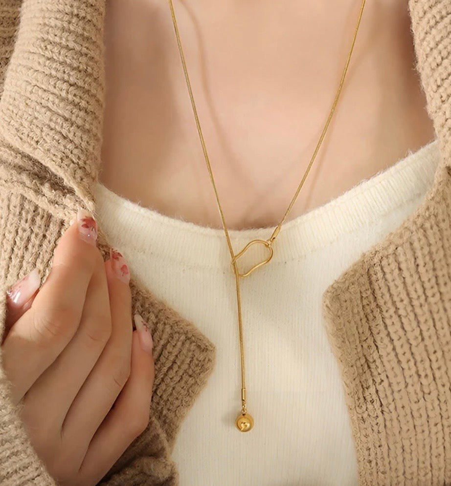 Anti Tarnish Stainless Steel Contemporary Necklace