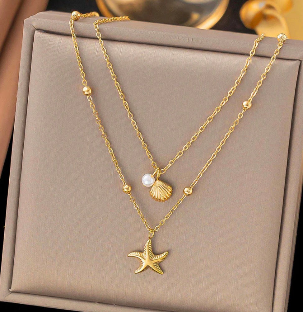 Anti Tarnish Star Themed Necklace