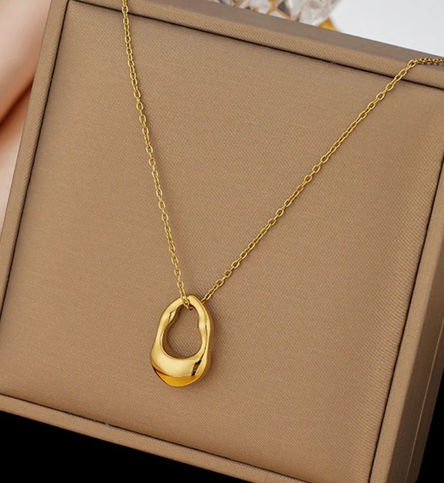 Anti Tarnish Stainless Steel Contemporary Necklace