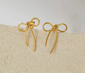 Anti Tarnish Bow Themed Earrings