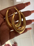 Anti Tarnish Loop Earrings