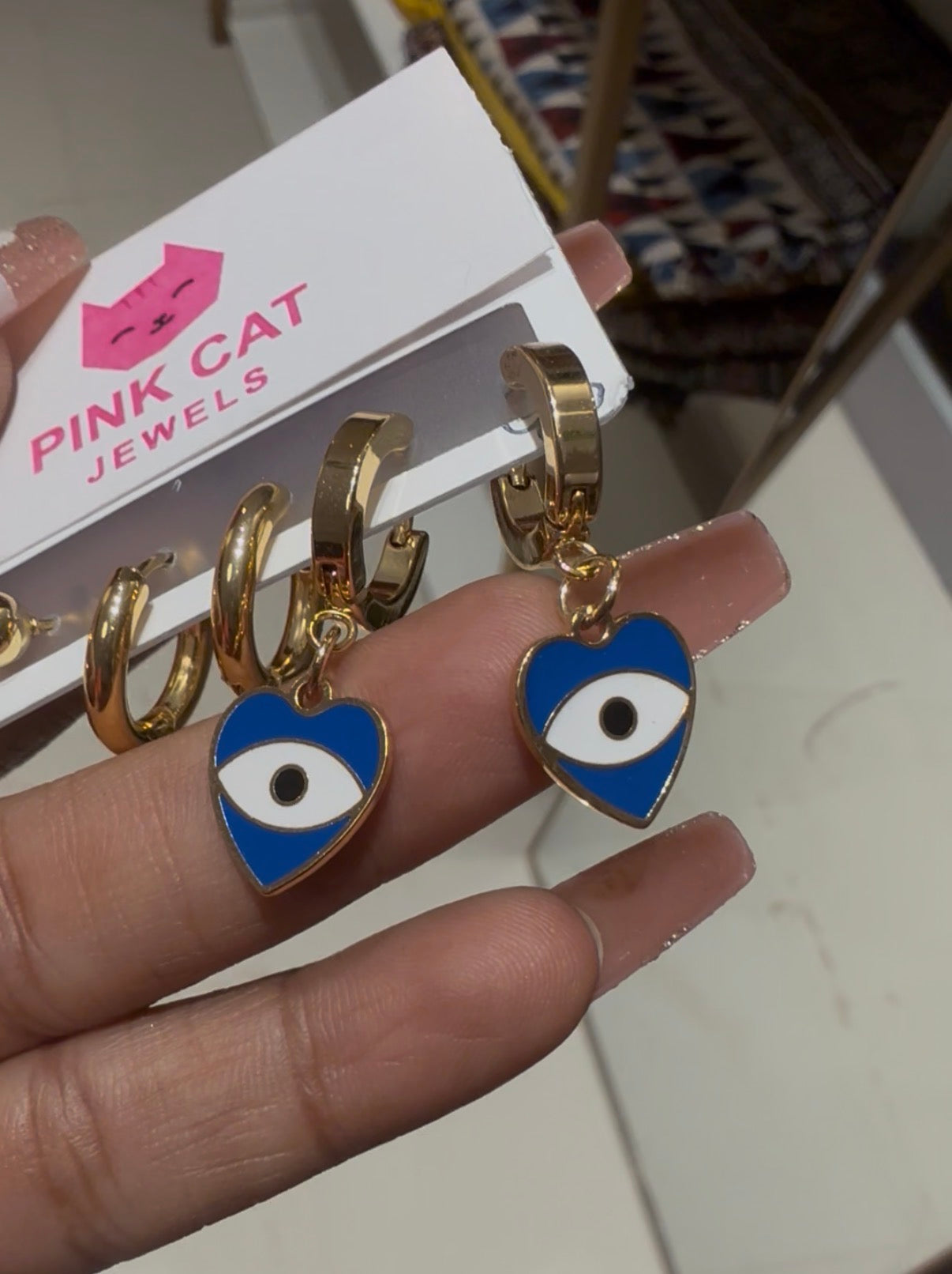 Combo set Gold-Plated Anti Tarnish Earrings