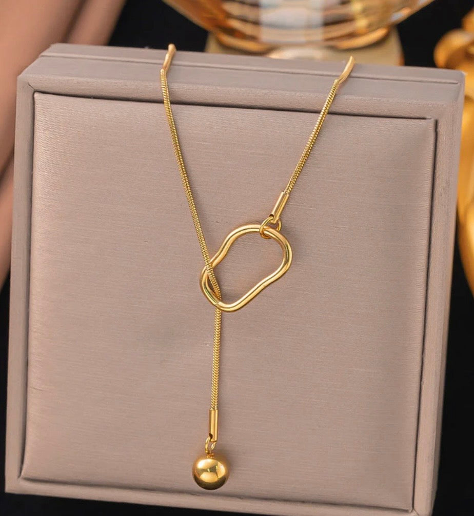 Anti Tarnish Stainless Steel Contemporary Necklace