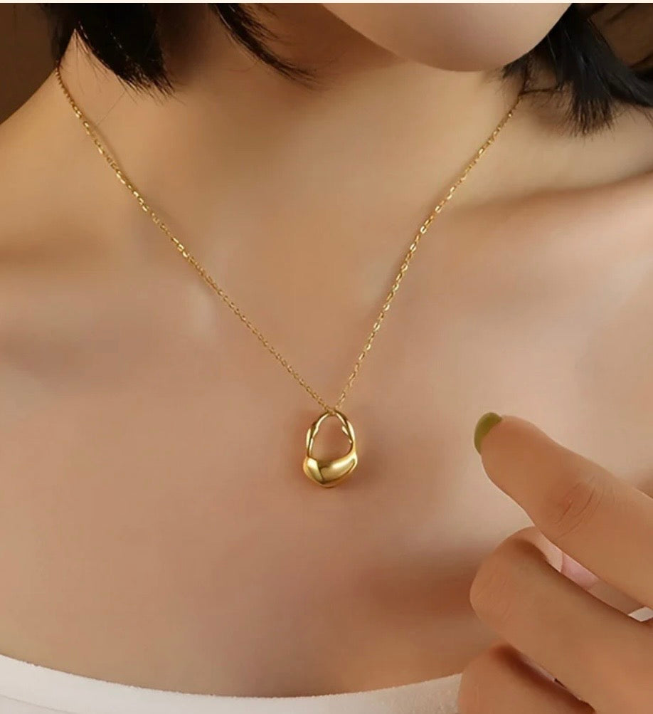 Anti Tarnish Stainless Steel Contemporary Necklace